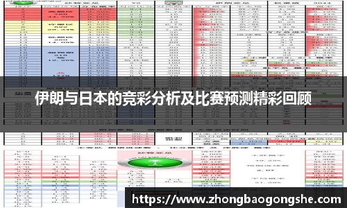 伊朗与日本的竞彩分析及比赛预测精彩回顾